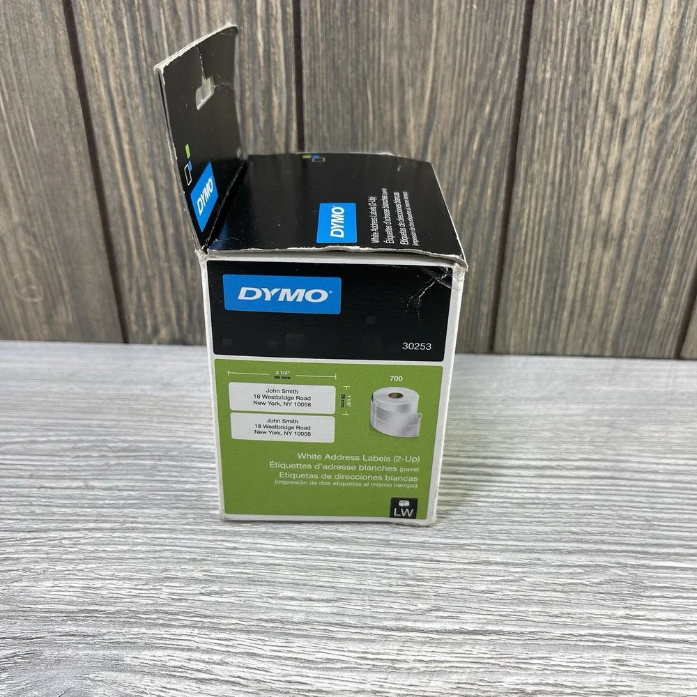 Dymo 30253 White Address Label 1 1/8